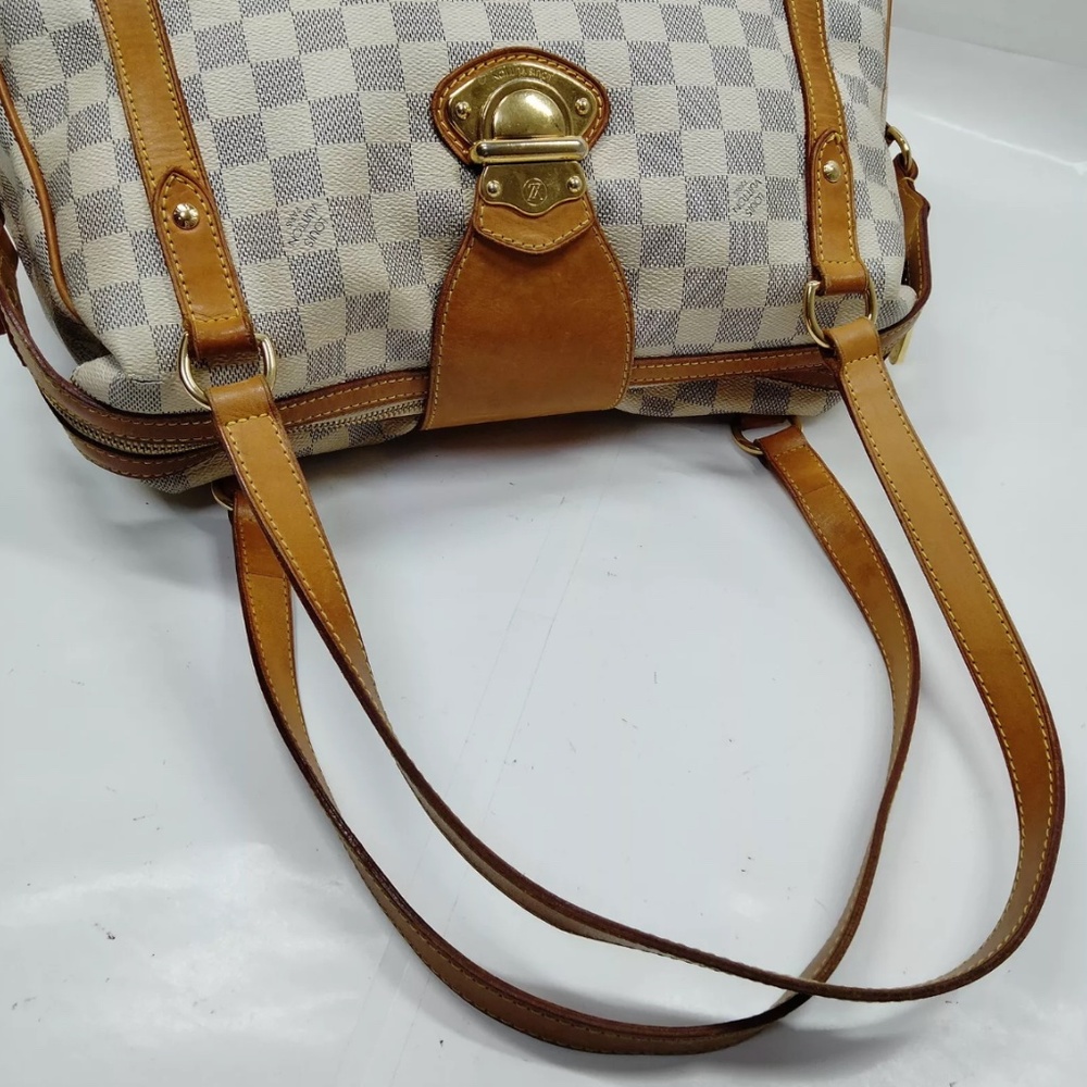 Authentic Louis Vuitton Stresa GM White Damier Azure - Picture 4 of 10